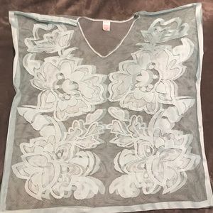 Beautiful Sheer Swim Coverup